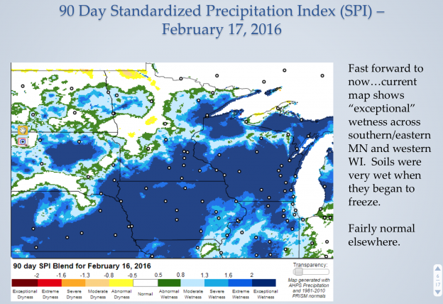90 day standardized precipitation index february 17, 2016
